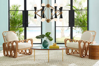 Caracas 16-Light Chandelier, Black