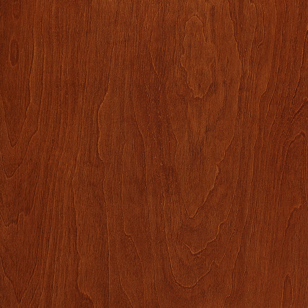 Full Size Granite Top Kitchen Cart, Cherry/White