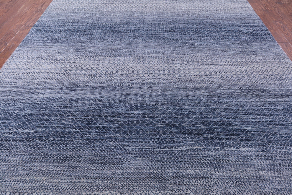 10' 0" X 13' 11" Savannah Grass Handmade Wool Rug - Q13214