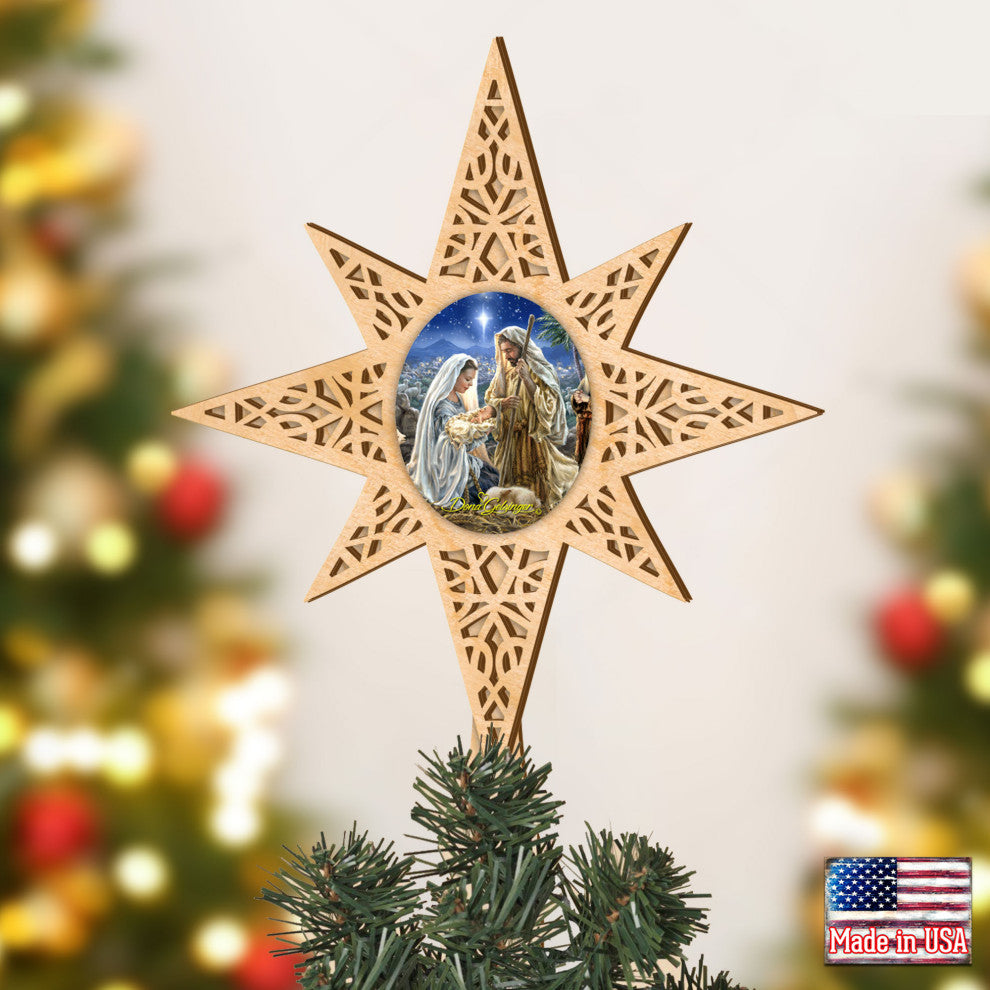 Glory To God Tree Topper by G. DeBrekht