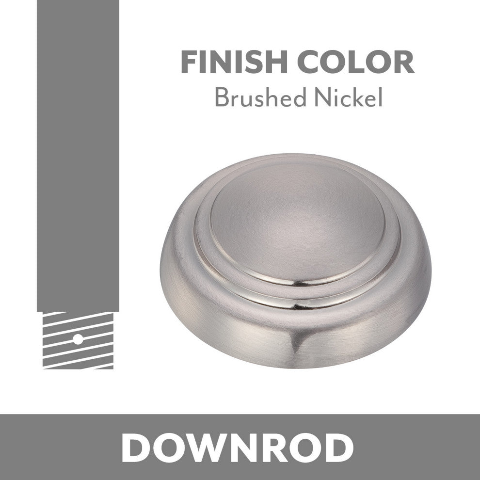 Minka-Aire 18'' Ceiling Fan Downrod in Brushed Nickel