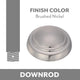 Minka-Aire 18'' Ceiling Fan Downrod in Brushed Nickel