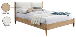 Arbor Upholstered Bed, Cream, Queen
