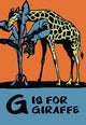 G is for Giraffe- Fine Art Giclee Print 24" x 36"