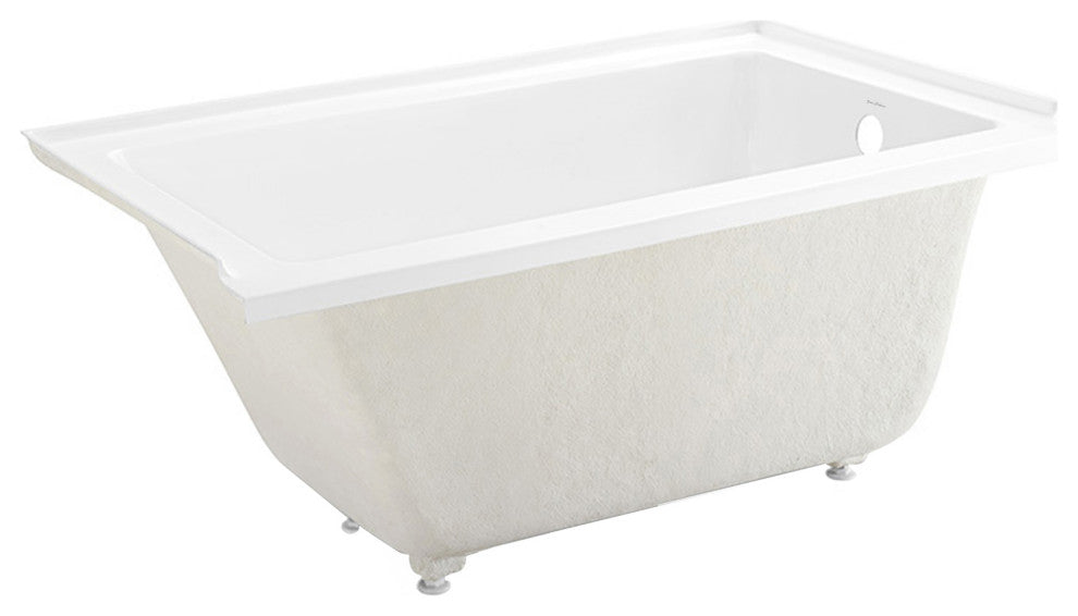 Voltaire 54x30, Acrylic Glossy White, Alcove, Bathtub, Right-Hand Drain