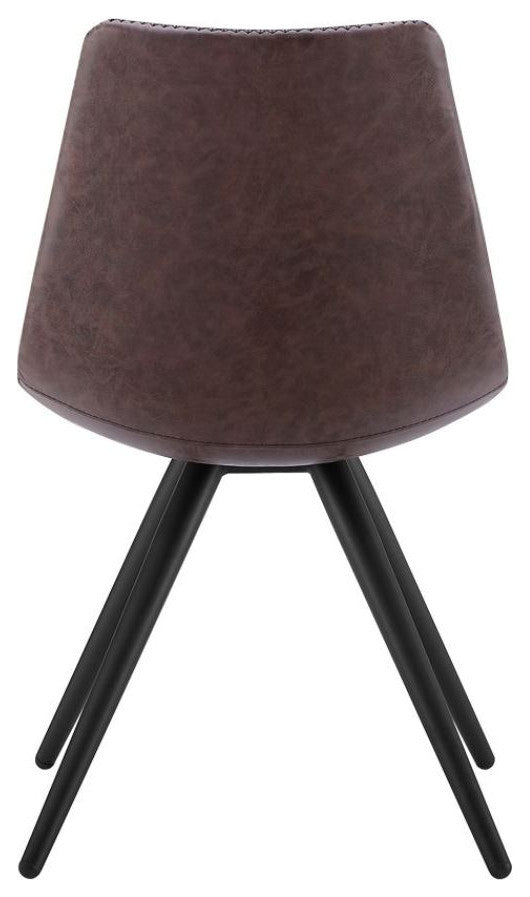 Modrest Condor Modern Brown Dining Chair, Set of 2