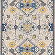 2' X 3' Ivory Southwestern Hand Tufted Area Rug