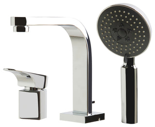 ALFI brand AB2703 Deck Mounted Roman Tub Filler - Polished Chrome