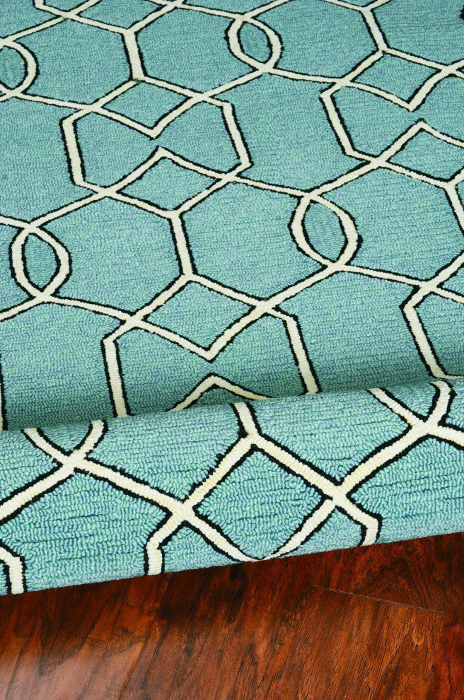 HomeRoots 8' x 11' UV treated Polypropylene Spa Area Rug