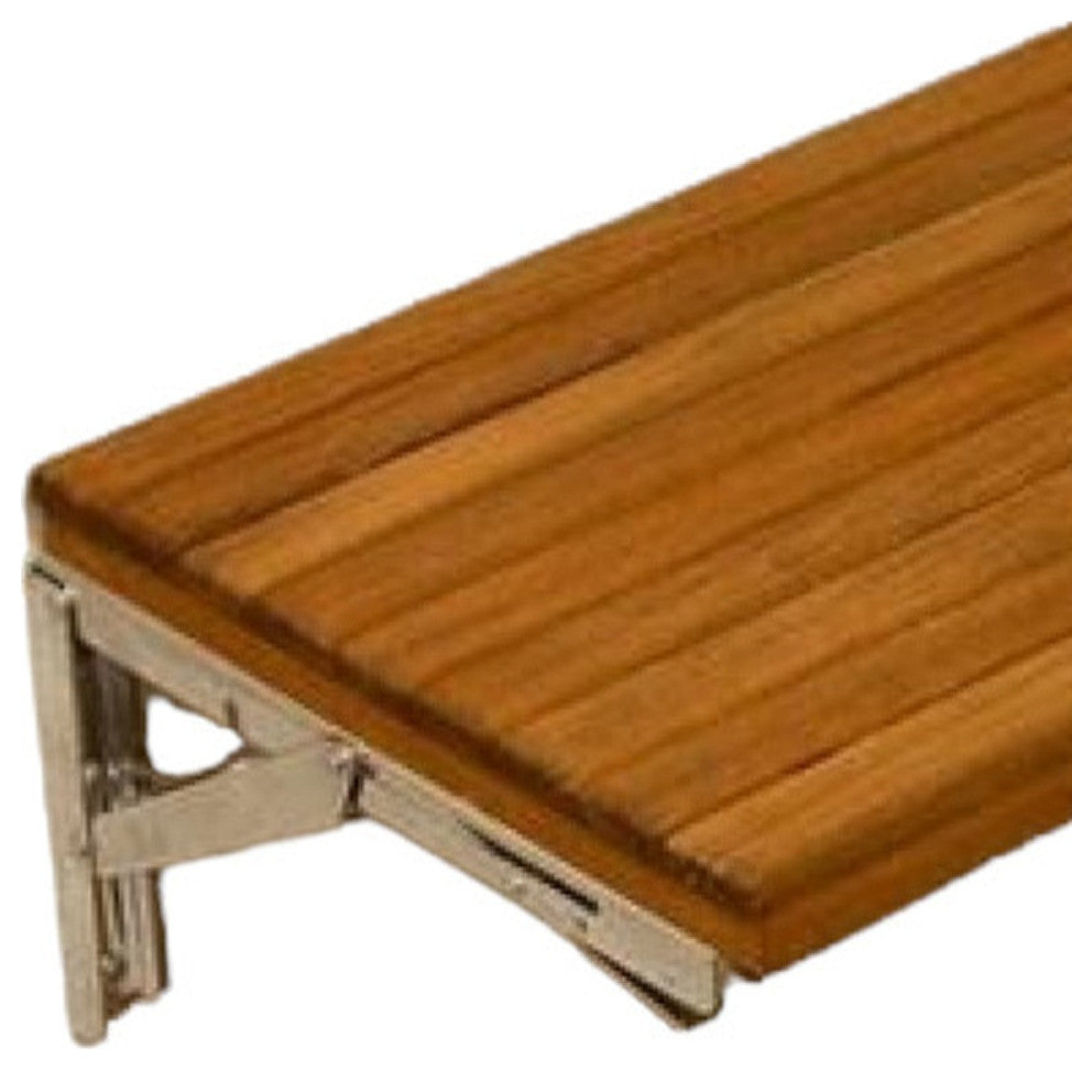 17" Premium Wall Mount Teak Shower Bench