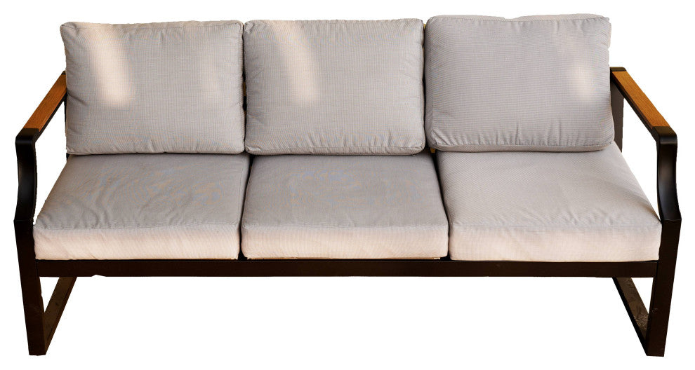 Trouvaille Outdoor 3-seater Chair Lounge Sofa with Cushion
