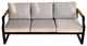 Trouvaille Outdoor 3-seater Chair Lounge Sofa with Cushion