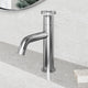 VIGO Cass 8" H Single Handle Single Hole Bathroom Faucet, Brushed Nickel, Without Extras