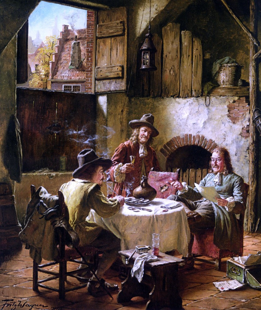 Fritz Wagner The Reckoning, 20"x25" Gallery Wrapped Canvas Print