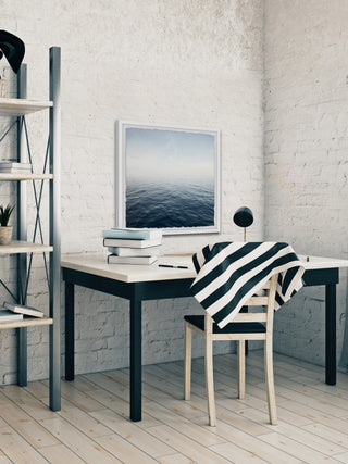 "Rippling Ocean" Framed Painting Print, 24x24