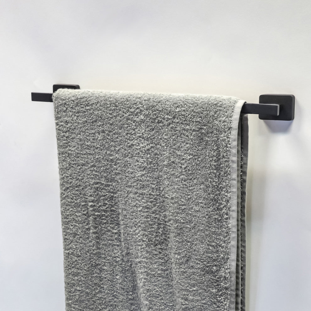 Chicago Series Black Bathroom 18in Towel Bar