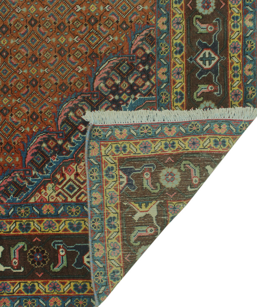 Semi-Antique Noorahme Rust Rug