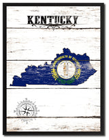 Kentucky State Flag Canvas, 22"x29"