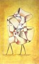 Paul Klee Siblings, 18"x27" Wall Decal