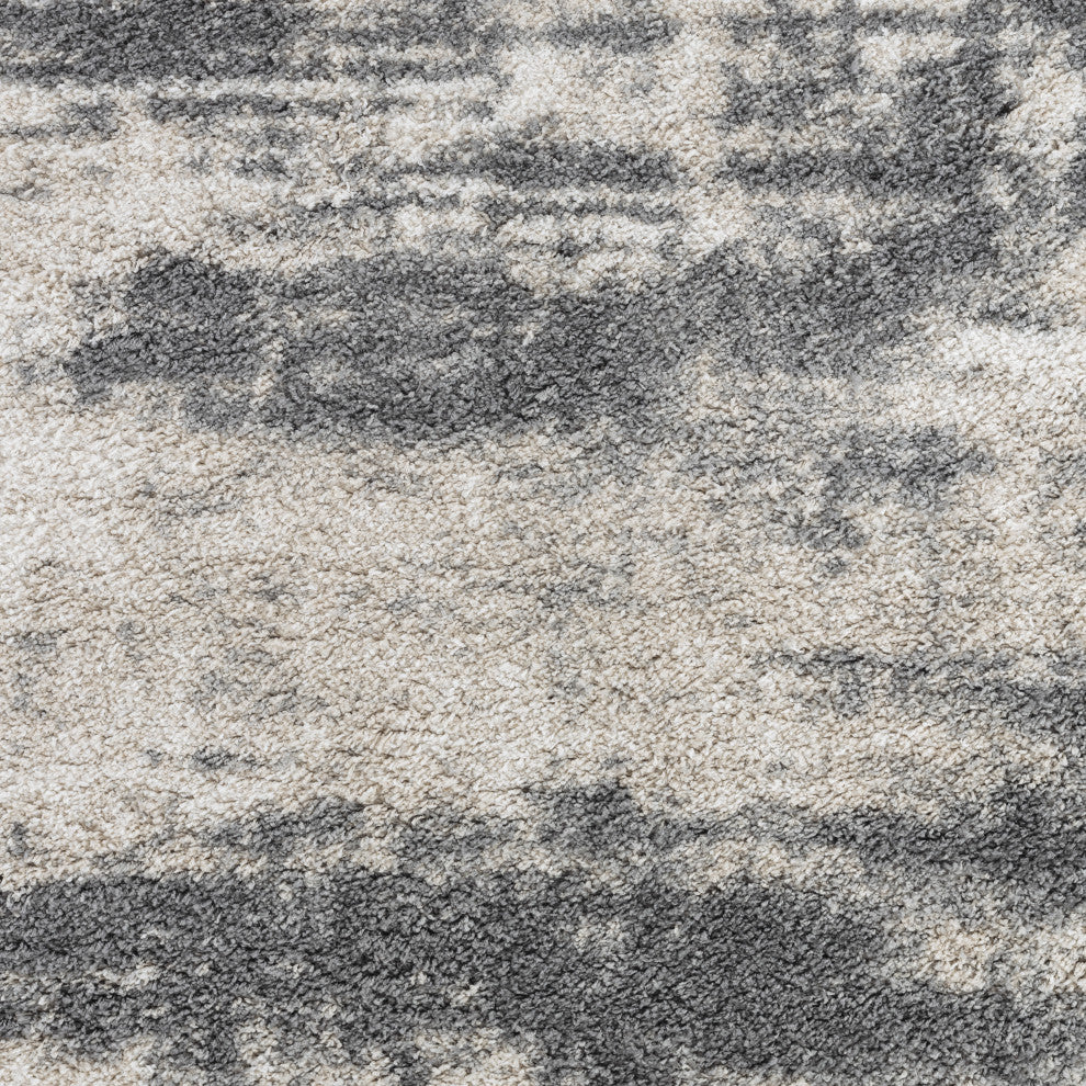 Noori Rug Shag Madison Gray/Beige Rug, 7'10"x10'0"