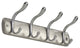 Four Hook Coat and Hat Rack