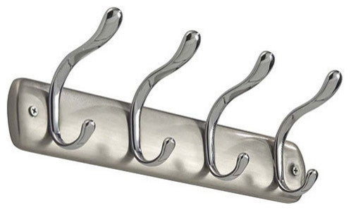 Four Hook Coat and Hat Rack