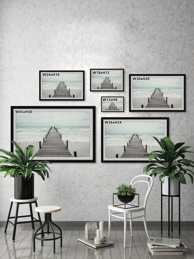 "Life Is a Bridge" Framed Painting Print, 45x30