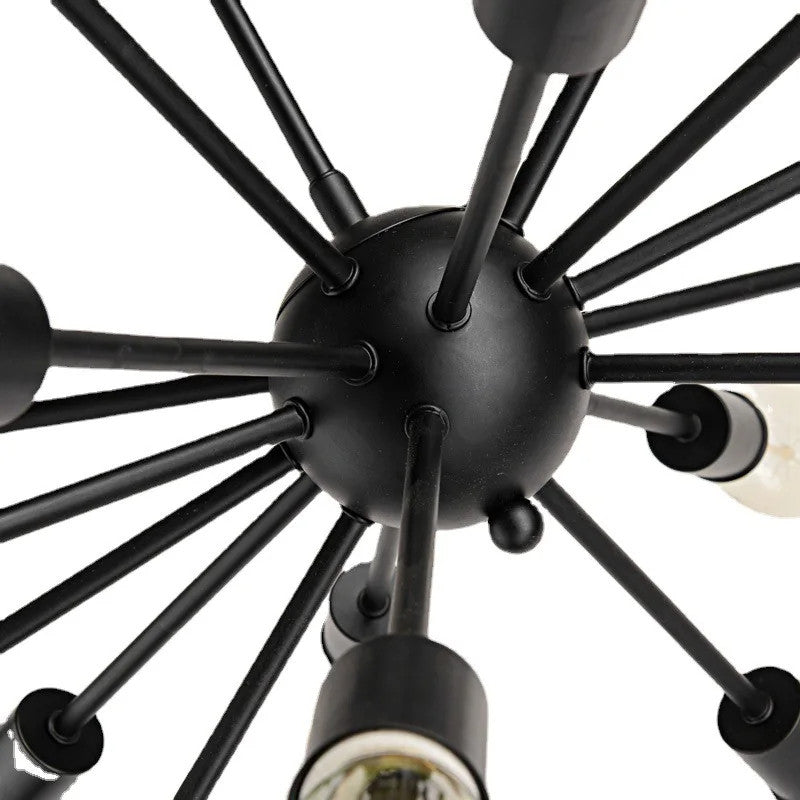 Gland | Creative Iron Chandelier in the Shape of 12-arm Satellite, 12 Lights