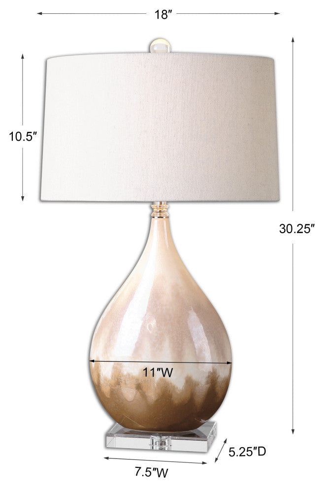 Uttermost Flavian Glazed Ceramic Lamp