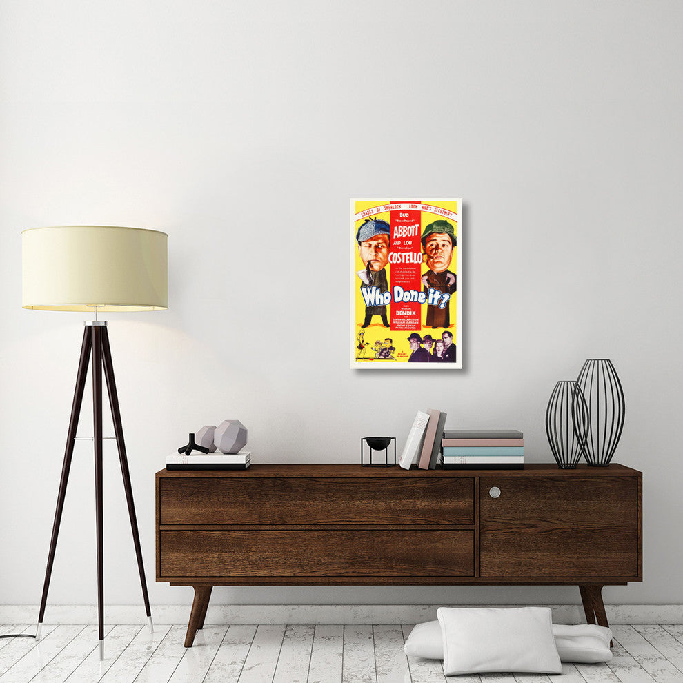 "Abbott & Costello - Who Done It" Canvas by Hollywood Photo Archive, 20x30"