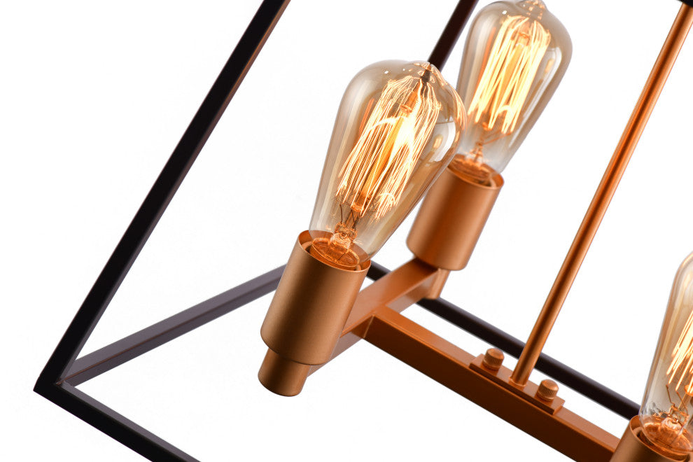 Lazzur Aisne 4 Light 15" Matte Oil Rubbed Bronze Pendant