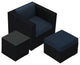 Urbana 3 Piece Club Chair Set, Spectrum Indigo