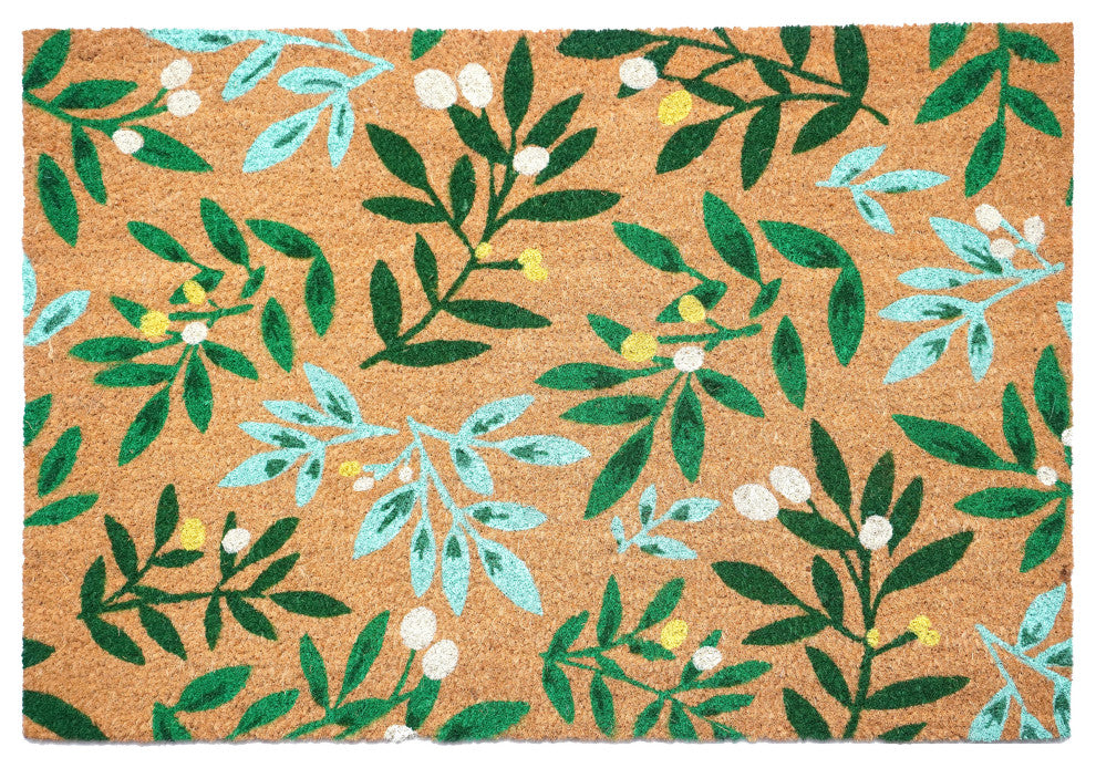Calloway Mills Botanical Olives Doormat, 24" X 36"