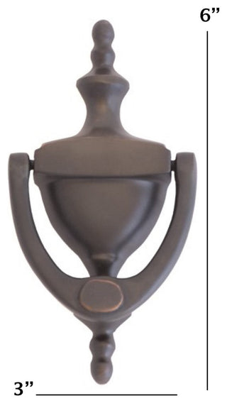 Traditional Door Knocker 6", Venetian Bronze