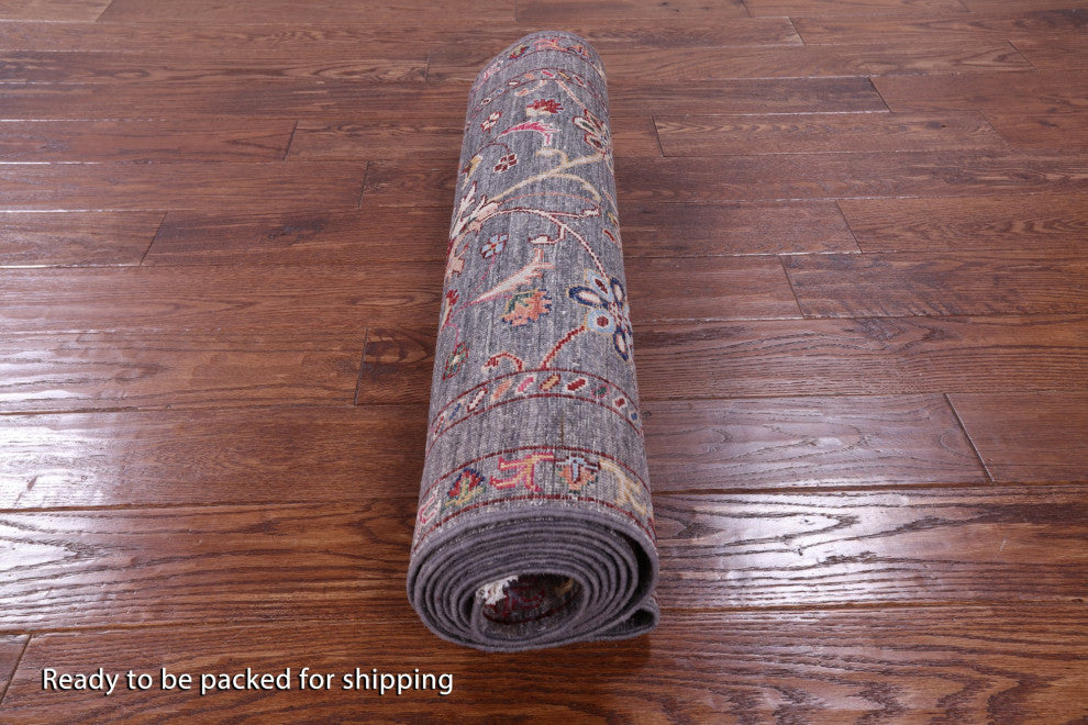 Runner Persian Tabriz Handmade Wool Rug 2' 8" X 9' 9" - Q12795