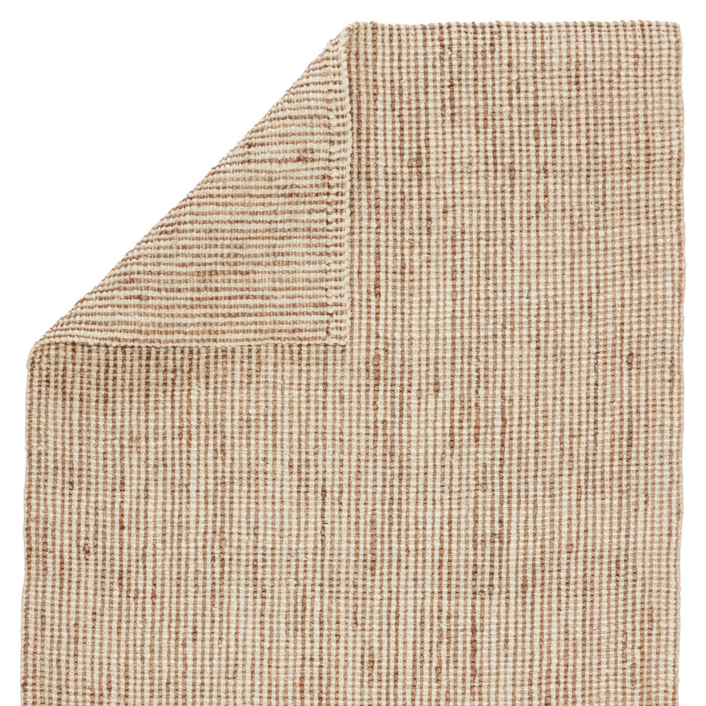 Jaipur Living Mayen Natural Solid White/ Tan Area Rug 12'X15'