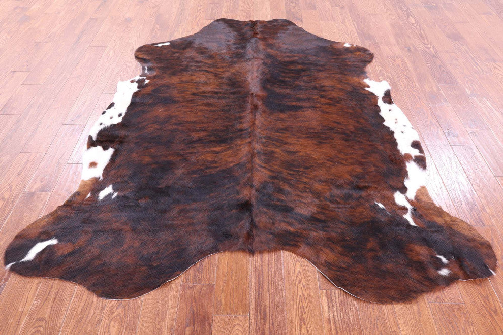 7' 5" X 6' 4" Natural Cowhide Rug C1586