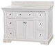 Sydney 48" Bathroom Vanity, White, Engineered Marble