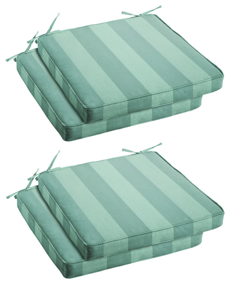 Noble Gray Preview Lagoon Outdoor/Indoor Corded Chair Cushion 16"x19"x2"