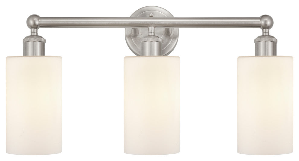 Innovations 616-3W-SN-G801 Clymer 3 Light Bath Vanity Light Brushed Satin Nickel