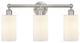Innovations 616-3W-SN-G801 Clymer 3 Light Bath Vanity Light Brushed Satin Nickel