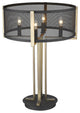 Trend Home 4-Light Matte Black Table Lamp