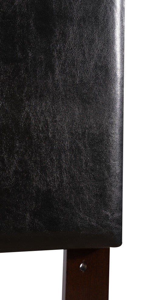 Novo Faux Leather Headboard, Black, Twin