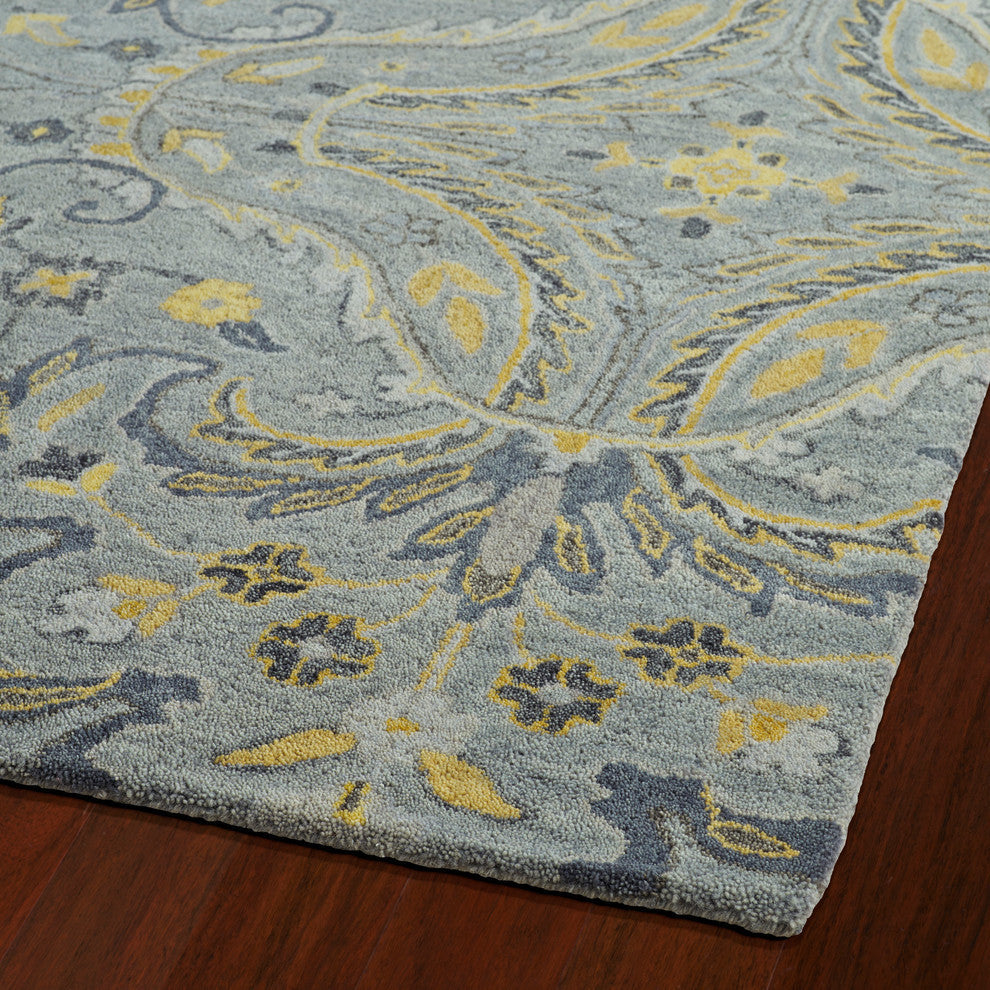 Kaleen Helena Gray Hand-Tufted Rug, 12'x15'