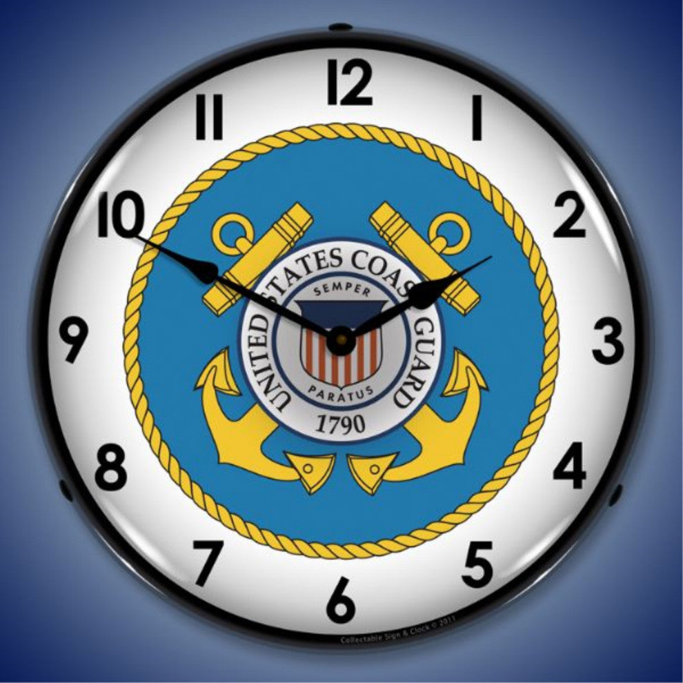 1302419 US Coast Guard Clock