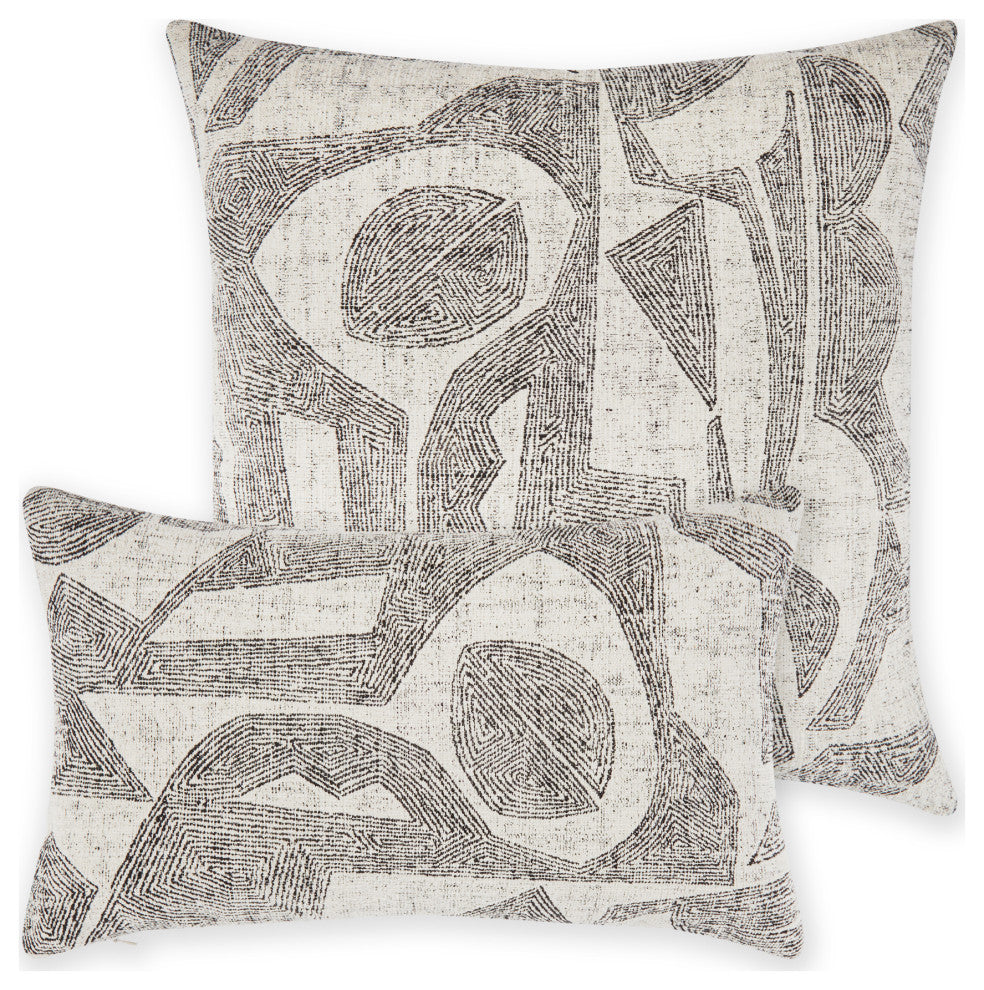 Influence Ebony Indoor/Outdoor Performance Pillow, 20"x20"