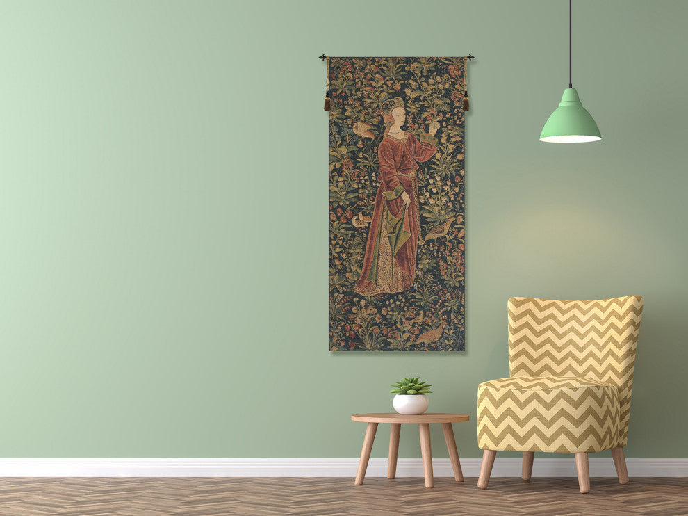 Promenade I Left Panel Belgian Wall Tapestry
