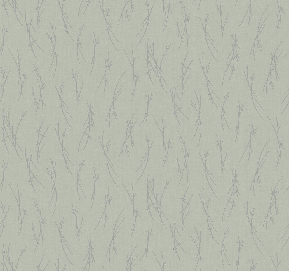 Eucalyptus & Silver Sprigs Wallpaper