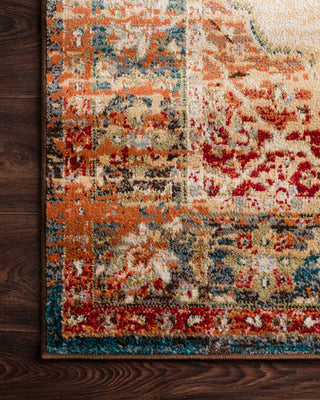 Isadora Rug, Ant. Ivory and Sunset, 5'x7'3"