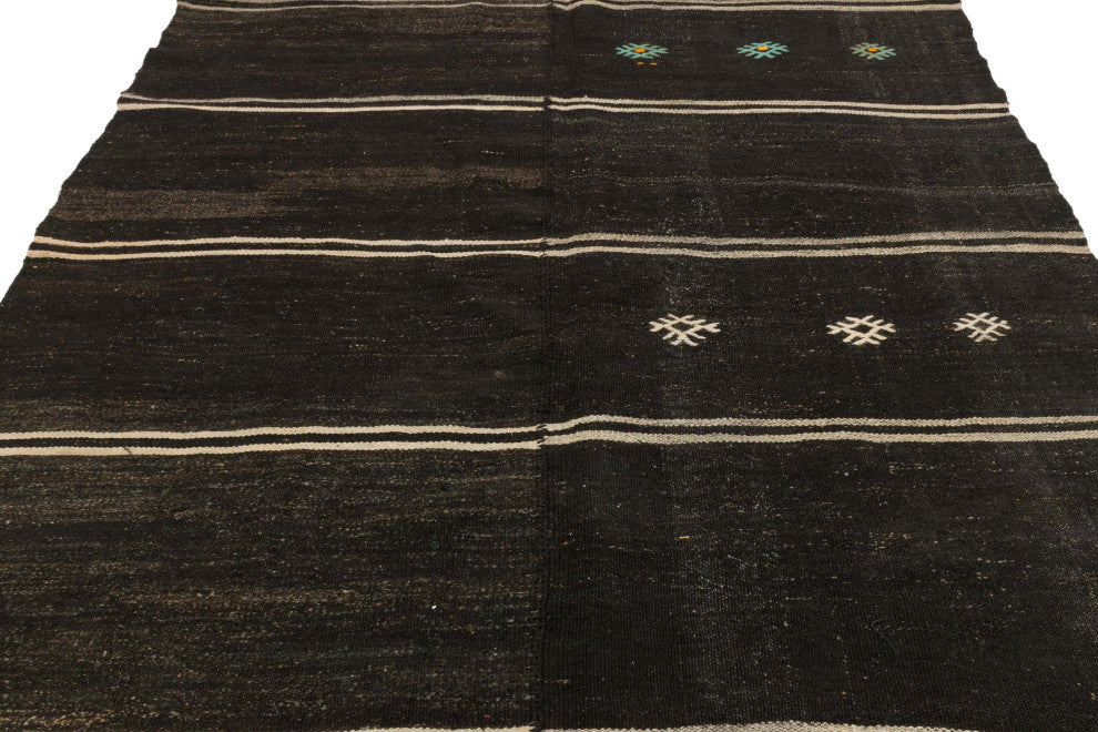 Vintage Anatolian Kilim Rug 6' 2" x 12' 4", 74 in. x 148 in.